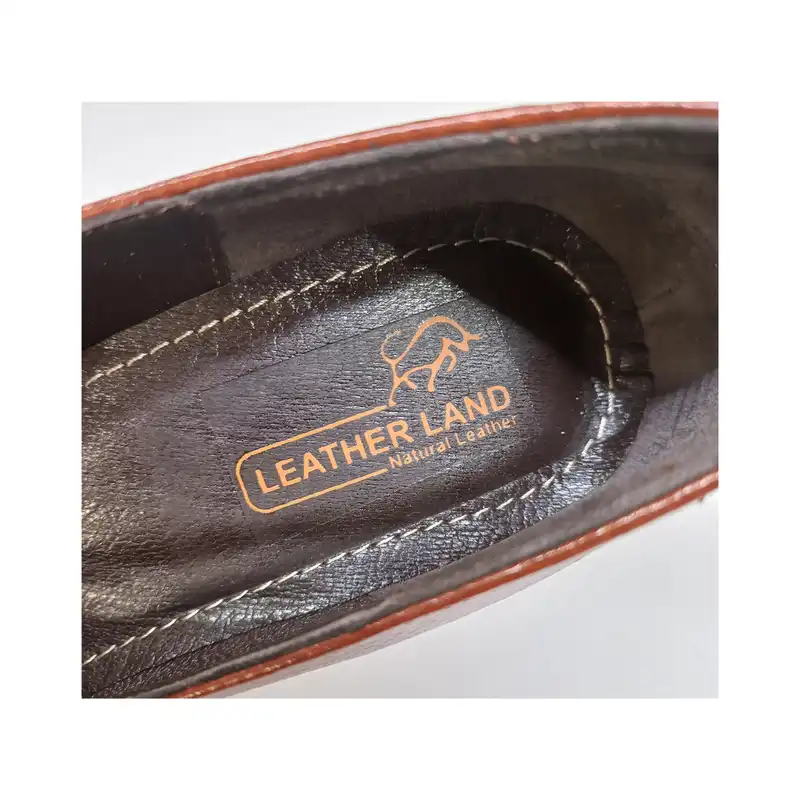 کفش زنانه سرزمین چرم کد 141768 رنگ عسلی