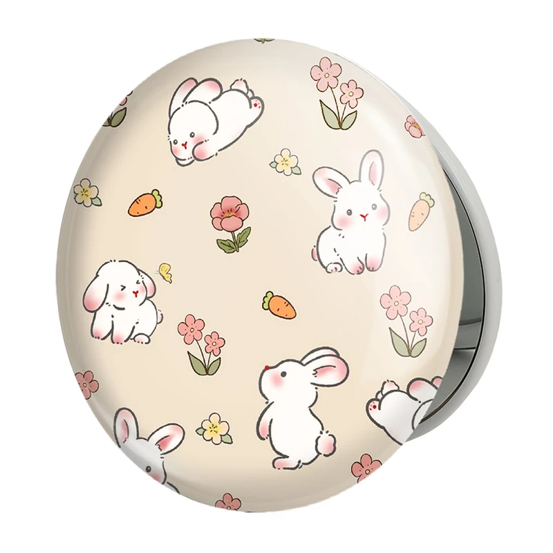 آینه جیبی خندالو طرح خرگوش مدل تاشو کد 26213 