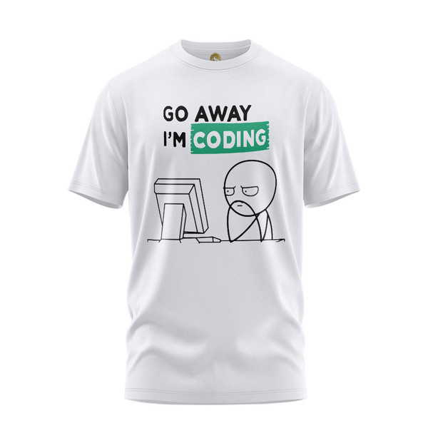 تی شرت آستین کوتاه مردانه هومرو مدل TW408 طرح برنامه نویسی