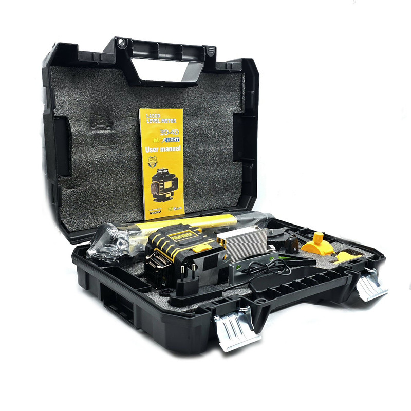 تراز لیزری شارژی نیوپاور مدل پایه دار کد 4X360