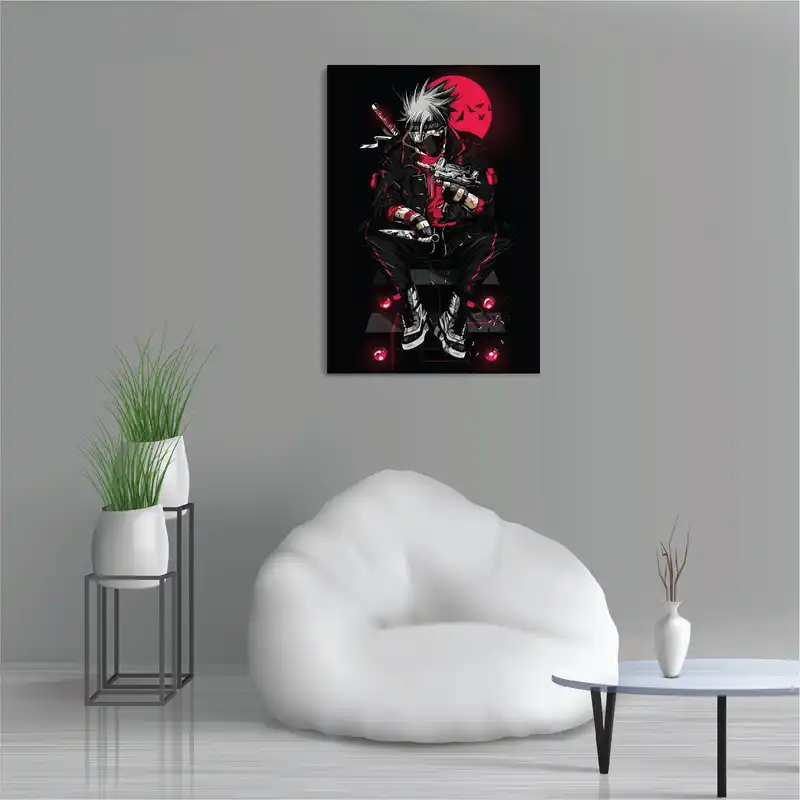 پوستر طرح انیمه ناروتو کاکاشی Naruto Kakashi Sensei مدل M0397