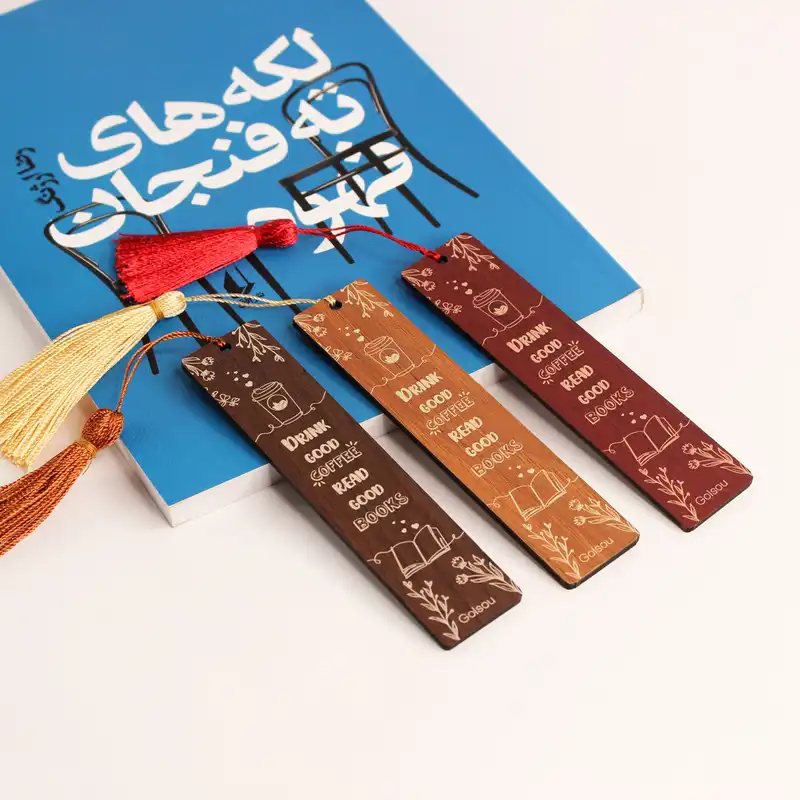 نشانگر کتاب گلسو مدل قهوه خوب، کتاب خوب