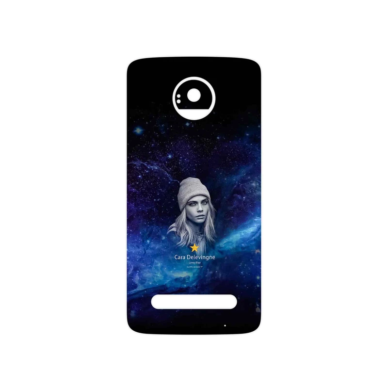 برچسب پوششی ماهوت مدل Cara Delevingne مناسب برای گوشی موبایل موتورولا Moto Z2 Play
