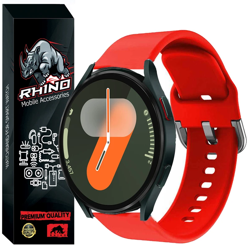بند راینو مدل Silic-SQ مناسب برای ساعت هوشمند سامسونگ Galaxy Watch 7 44mm