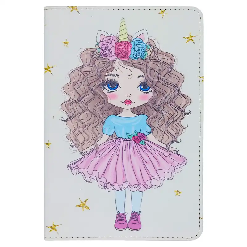 کیف کلاسوری طرح دختر فانتزی کد TB277 مناسب برای تبلت سامسونگ Galaxy Tab A 10.1 2019 T510 / T515