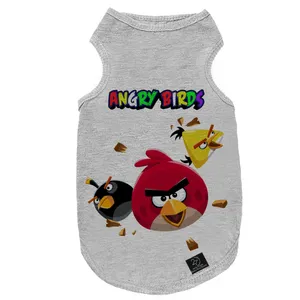  لباس سگ و گربه 27 طرح Angry Birds Fly کد MH366 سایز XL