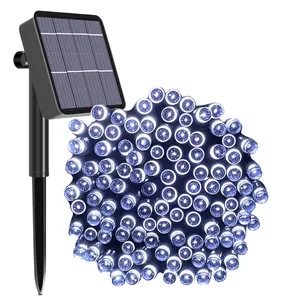 ریسه‌ خورشیدی مدل کریسمس کد XXX-EL22GWSLUS-Pp-666 طول 25 متر