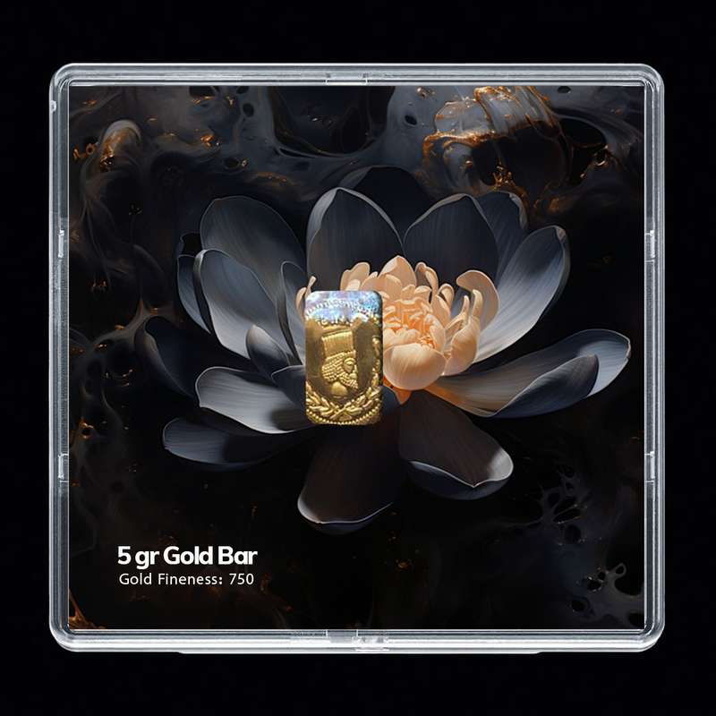 شمش طلا 18 عیار مدوپد مدل SG10034