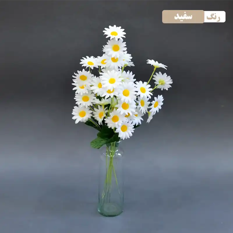 گل مصنوعی مدل شاخه گل بابونه