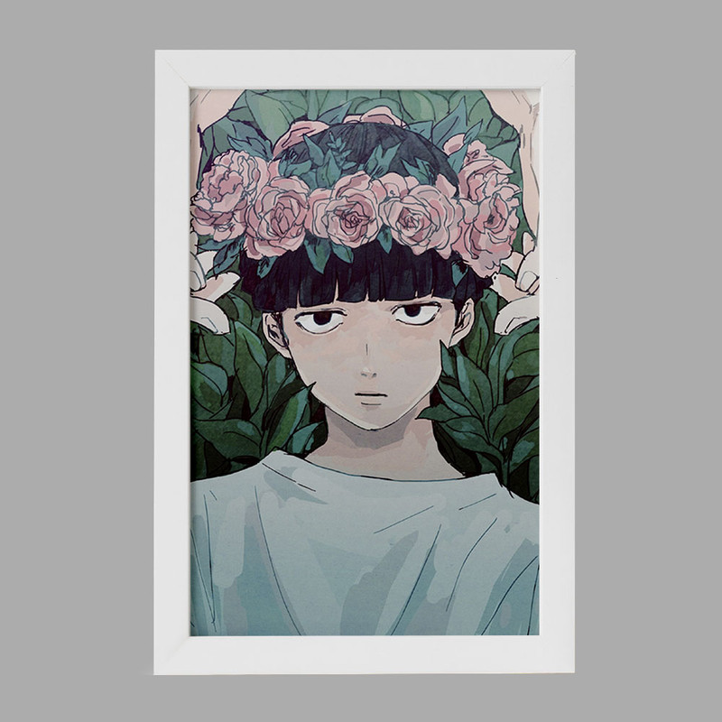 تابلو خندالو مدل شییکو انیمه موب سایکو Mob Psycho 100 کد 24471