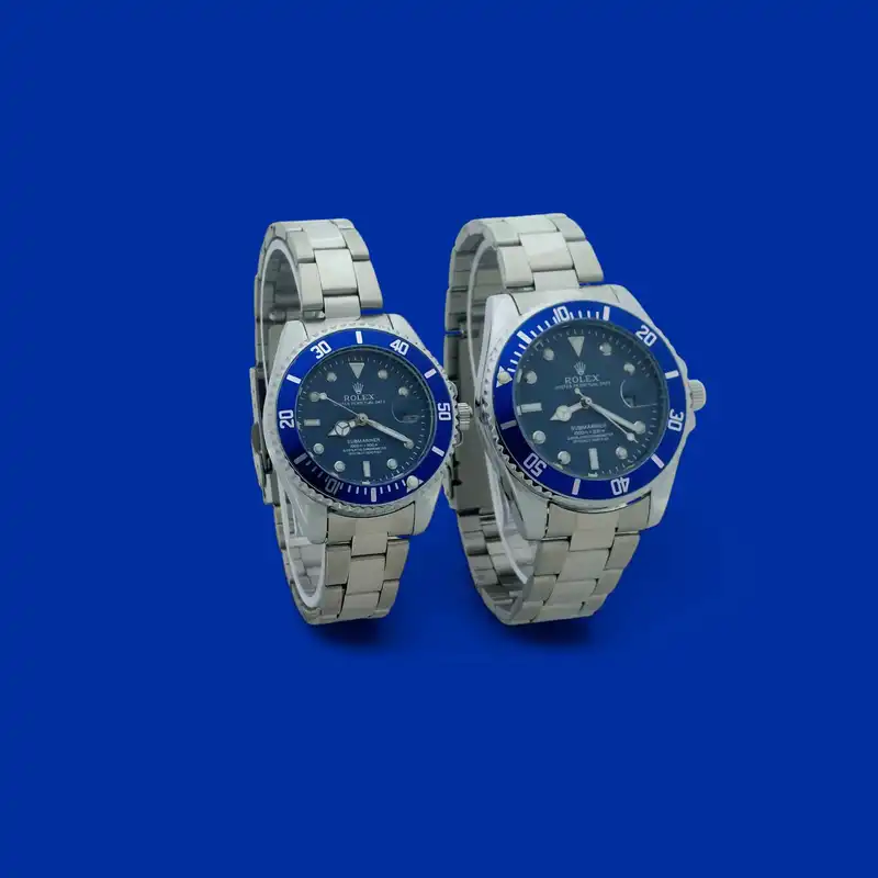 ست ساعت مچی عقربه ای زنانه و مردانه مدل ساب مارین Rl.BESR