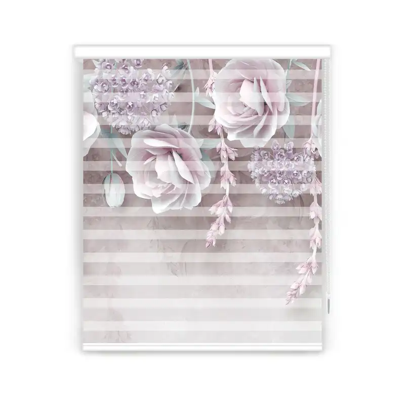 پرده زبرا مدل F-7329 سایز 135x150 سانتی متر