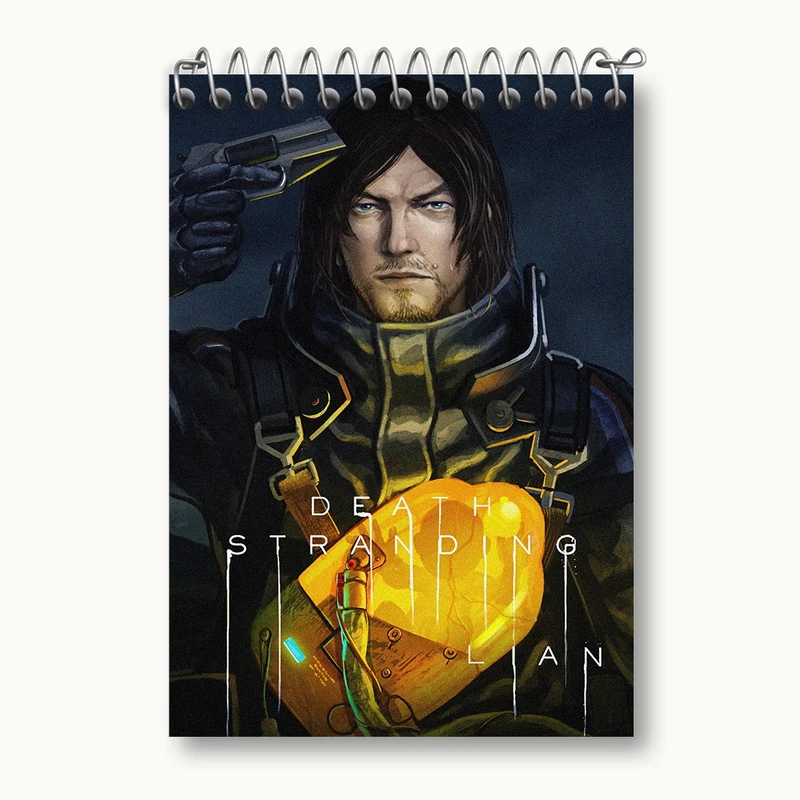 دفتر یادداشت 50 برگ خندالو مدل بازی دث استرندینگ (Death Stranding) کد 35123
