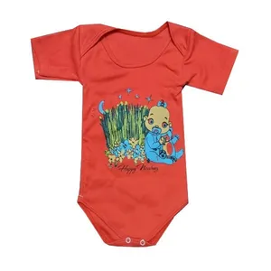 بادی آستین کوتاه نوزادی  کد 13