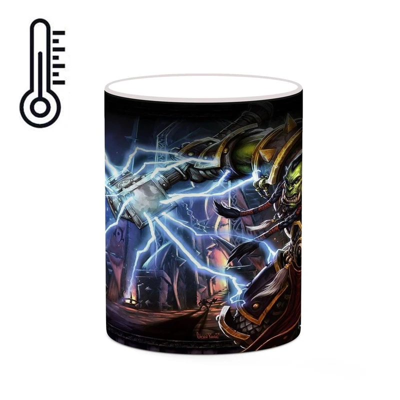 ماگ حرارتی کاکتی مدل بازی وارکرفت World Of Warcraft کد mgh31365