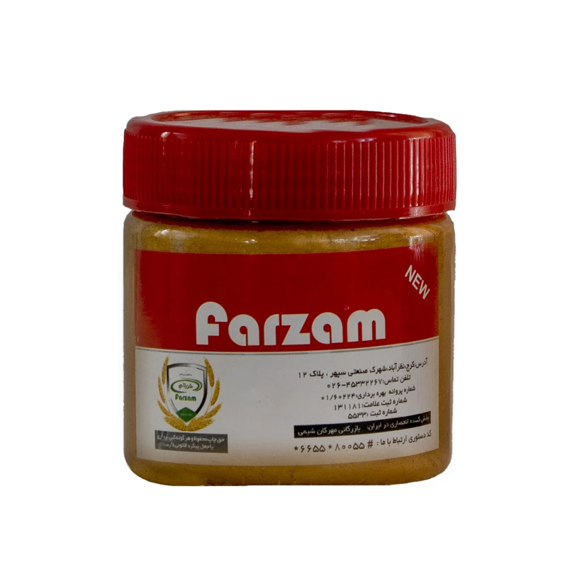 رنگ صدفی طلایی فرزام کد 240 حجم 250 میلی لیتر