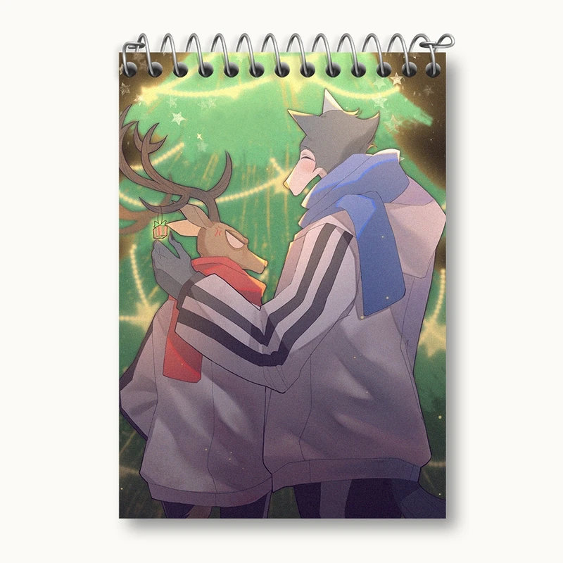 دفتر یادداشت 50 برگ خندالو مدل لگوشی و لوییس انیمه بیستارز کد 33441