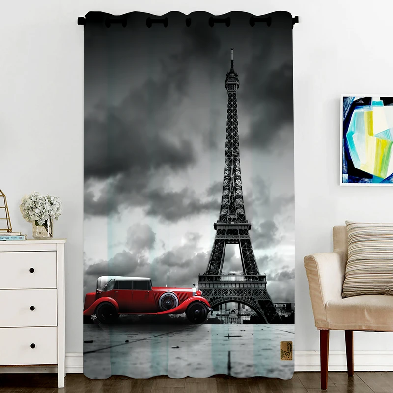  پرده رنس مدل CC6-50326 ارتفاع 270x140 سانتی‌متر 