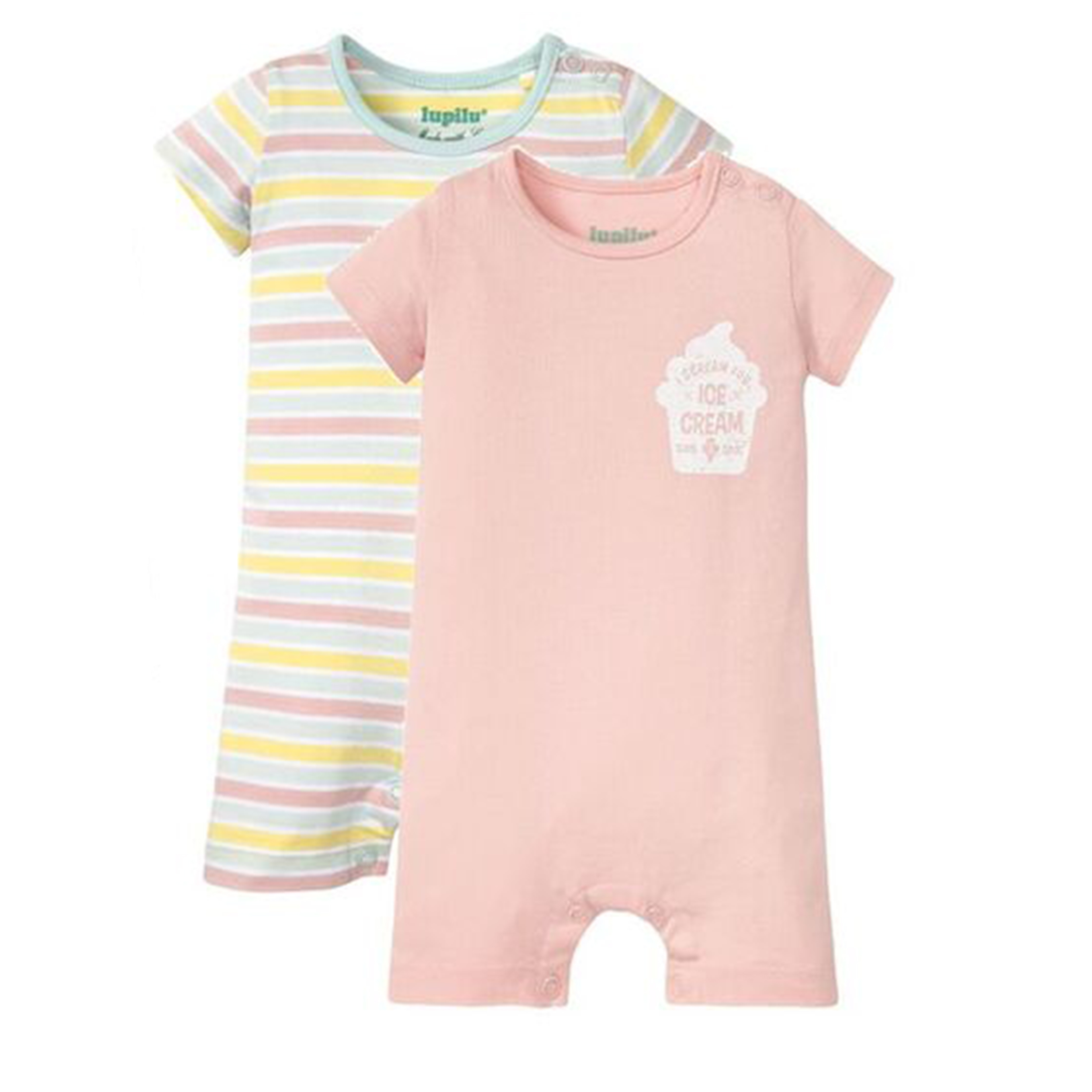 سرهمی نوزادی لوپیلو مدل IAN 325639 مجموعه دو عددی