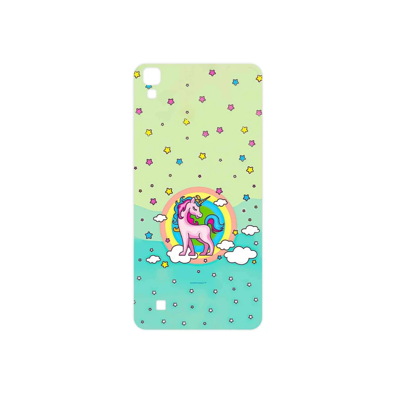 برچسب پوششی ماهوت مدل Rainbow unicorn adventure مناسب برای گوشی موبایل ال جی X Power