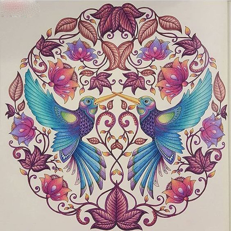 مداد رنگی 12 رنگ فابر کاستل مدل SECRET GARDEN به همراه دفتر