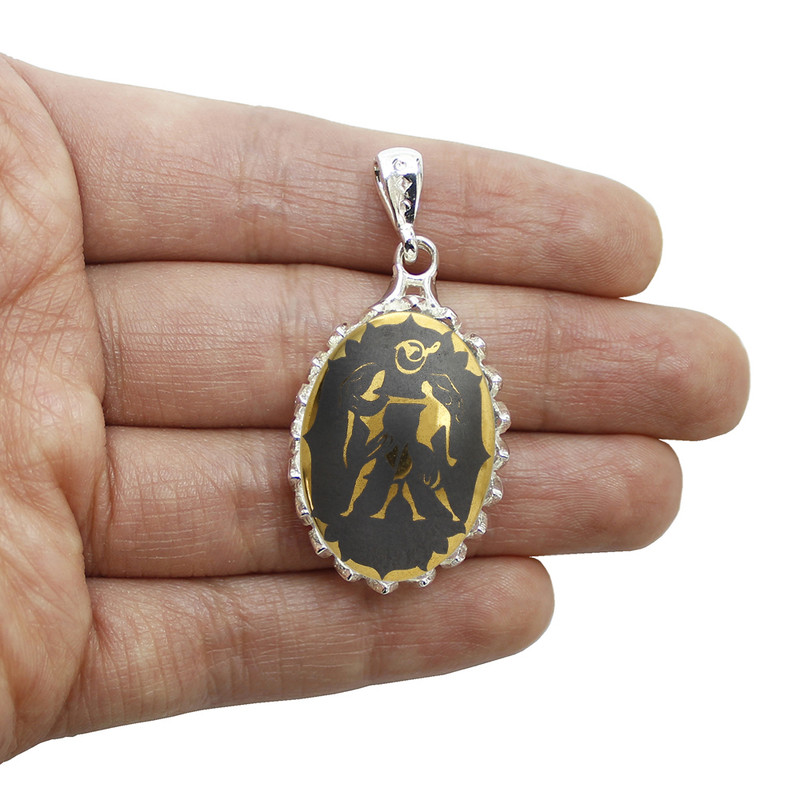 آویز گردنبند نقره زنانه مدل حدید نماد خرداد ماه کد 69990 آویز گردنبند نقره زنانه مدل حدید نماد خرداد ماه کد 69990