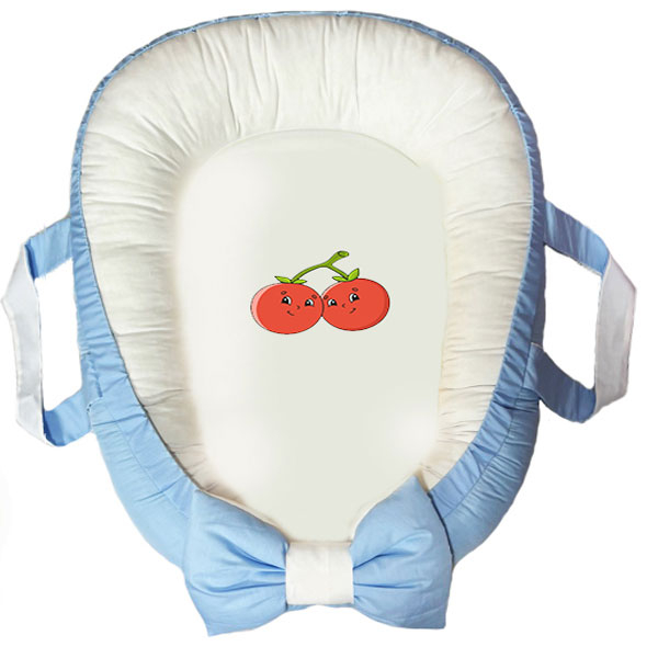 سرویس خواب سه تکه نوزاد ناریکو مدل گارد محافظ دار طرح میوه کد 0400