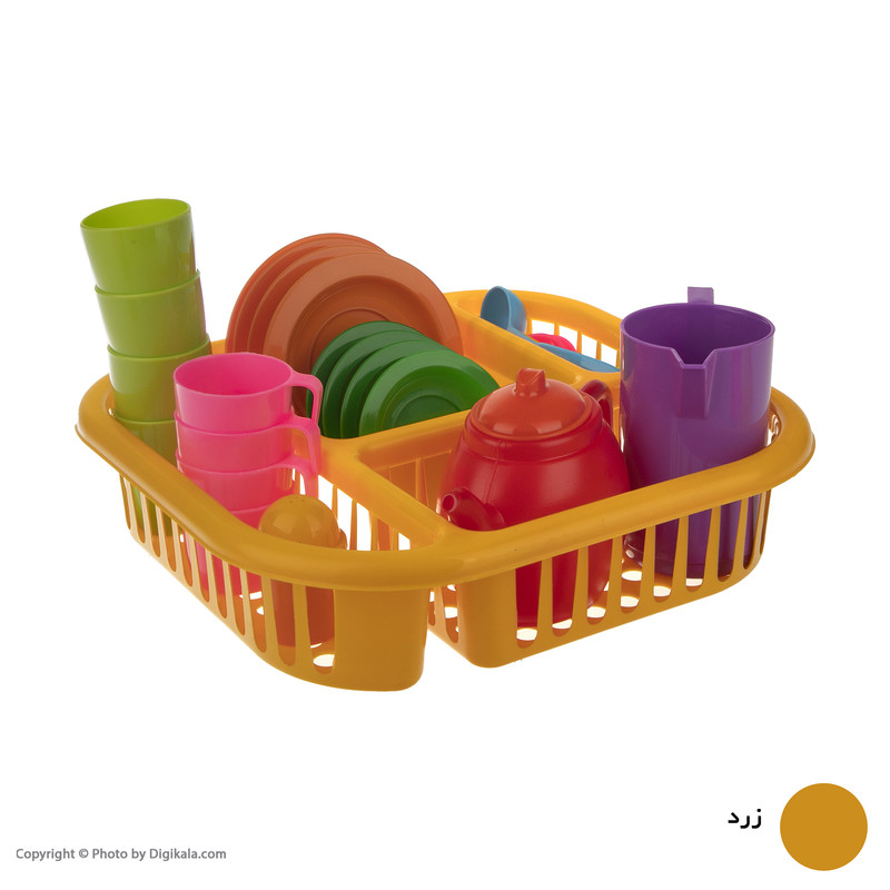 ست اسباب بازی آشپزخانه زرین تویز طرح سبد آبچکان مدل M9