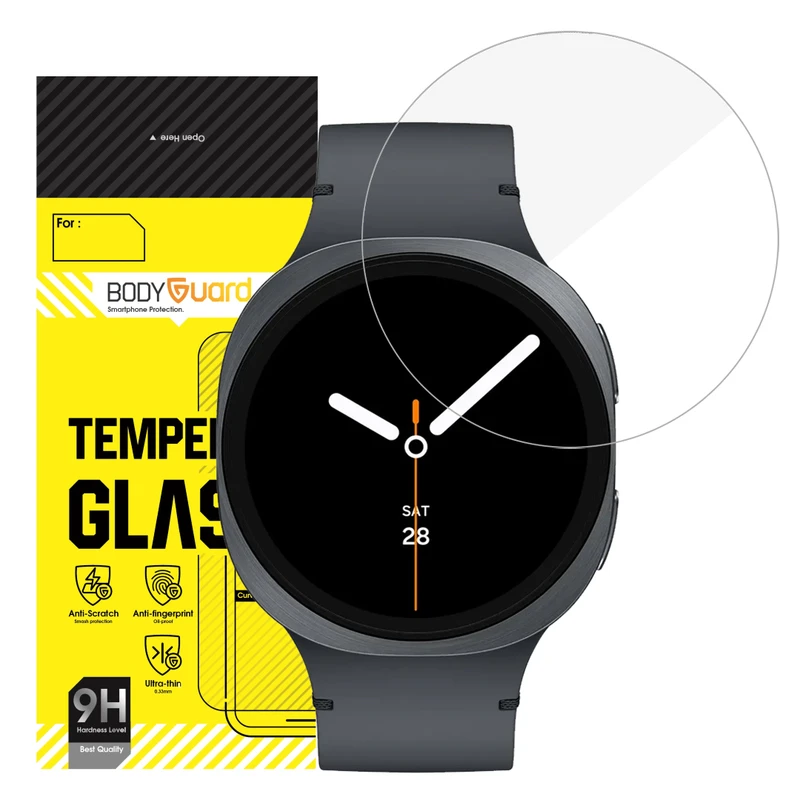 محافظ صفحه نمایش شیشه ای بادیگارد مدل GW مناسب برای ساعت هوشمند سامسونگ Galaxy Watch 8 44 mm