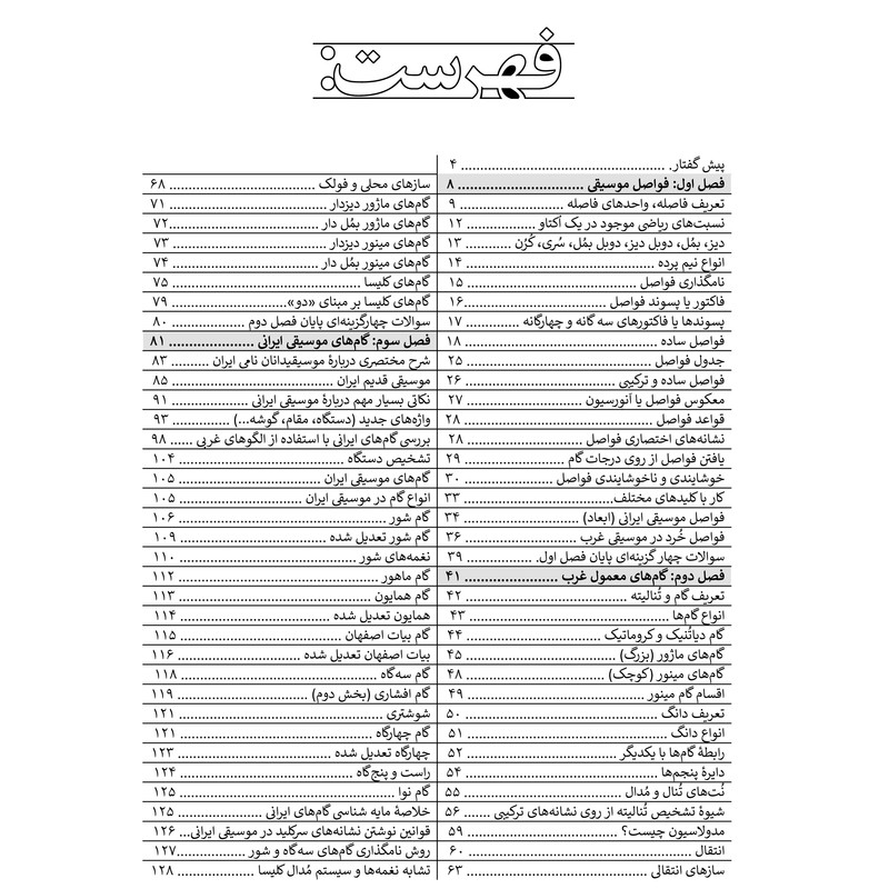 کتاب آکورد شناسی و گام های موسیقی اثر شهرام خوش صفت انتشارات پنج خط