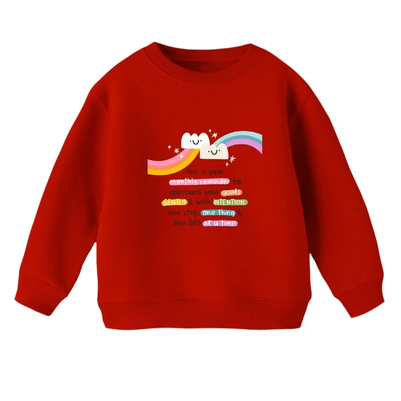 سویشرت بچگانه مدل نوشته رنگی کد 1 