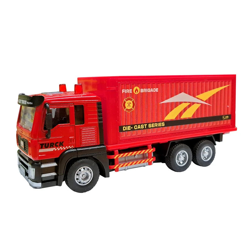 ماشین بازی مدل آتشنشانی قدرتی فلزی کد DIE-CAST2025