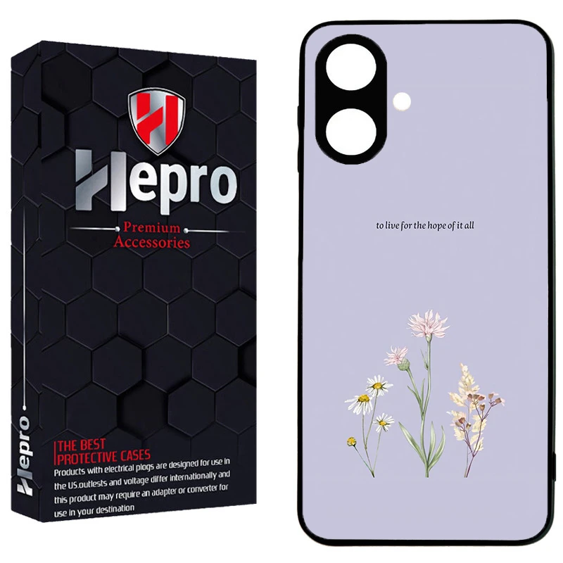 کاور هپرو طرح گل کد TPU-313 مناسب برای گوشی موبایل سامسونگ Galaxy A06