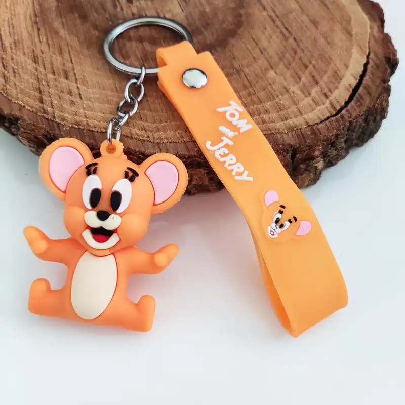 جاکلیدی مدل سیلیکونی طرح موش و گربه تام و جری کد DB20 بسته 2 عددی