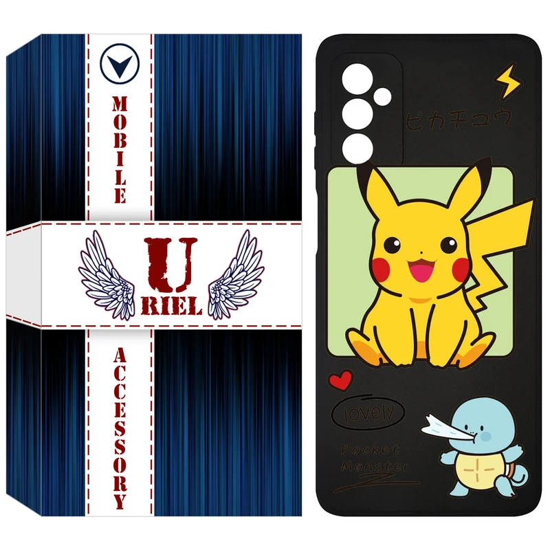 کاور یوریل مدل KSH کد 28 طرح پوکمون مناسب برای گوشی موبایل سامسونگ Galaxy M13 4G