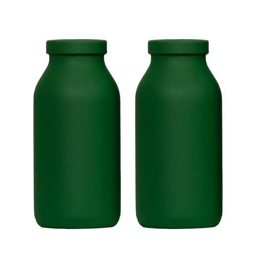 گلدان دکوری مدل شیشه ای فانتزی کد 2P200 بسته 2 عددی