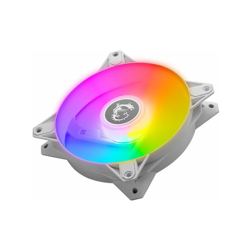 فن کیس ام اس آی مدل MPG F120 ARGB Wh بسته سه عددی