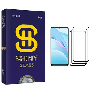 Atouchbo Shiny Glass Screen Protector For Xiaomi Mi 10T Lite 5G Pack Of 3