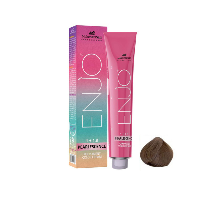 رنگ مو انجو سری طبیعی شماره 6.00 حجم 100 میلی لیتر رنگ بلوند تیره قوی