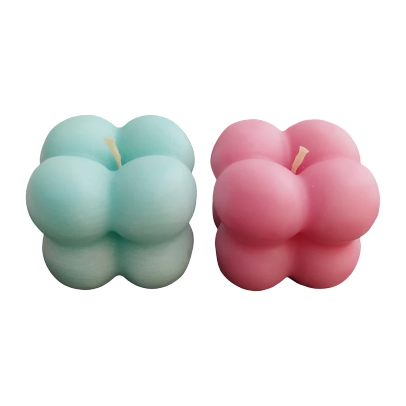 شمع مدل روبیک بسته 2 عددی