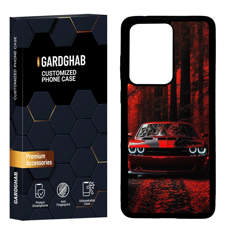 کاور گارد قاب مدل دور ژله ای پشت گلس پسرانه مناسب برای گوشی موبایل سامسونگ  Galaxy S20 Ultra
