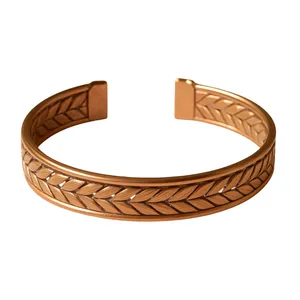 دستبند دست‌ساز زنانه مدل گندمی کد JW596