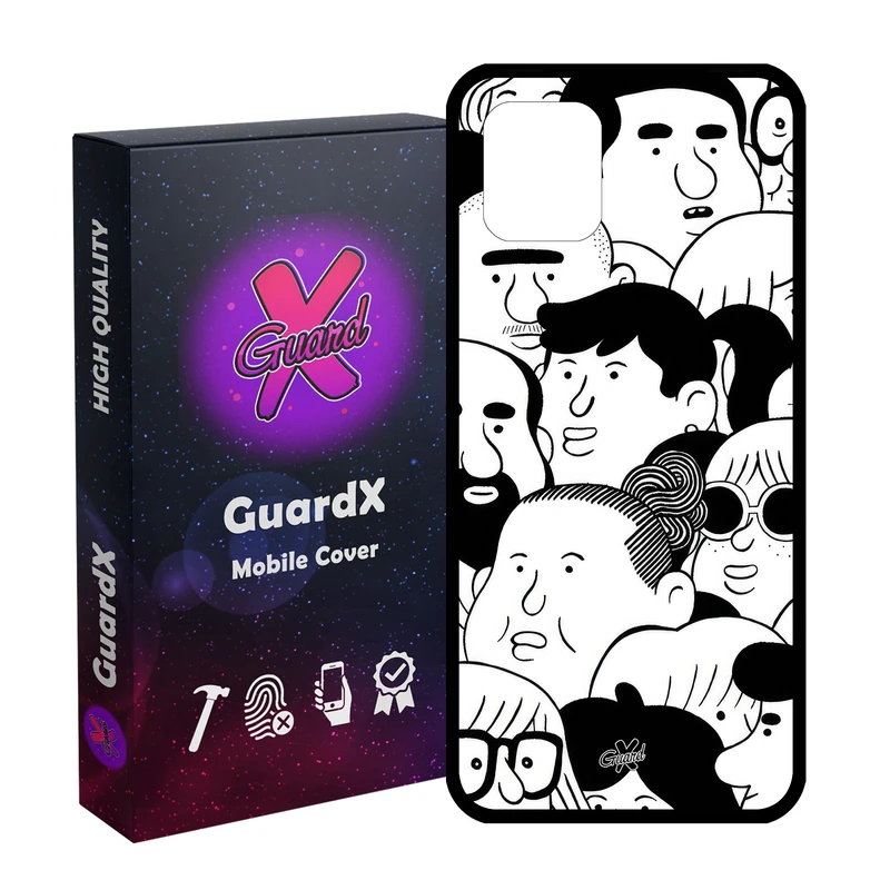 کاور گارد ایکس طرح آدم مدل Glass10641 مناسب برای گوشی موبایل سامسونگ Galaxy Note 10 Lite / A81