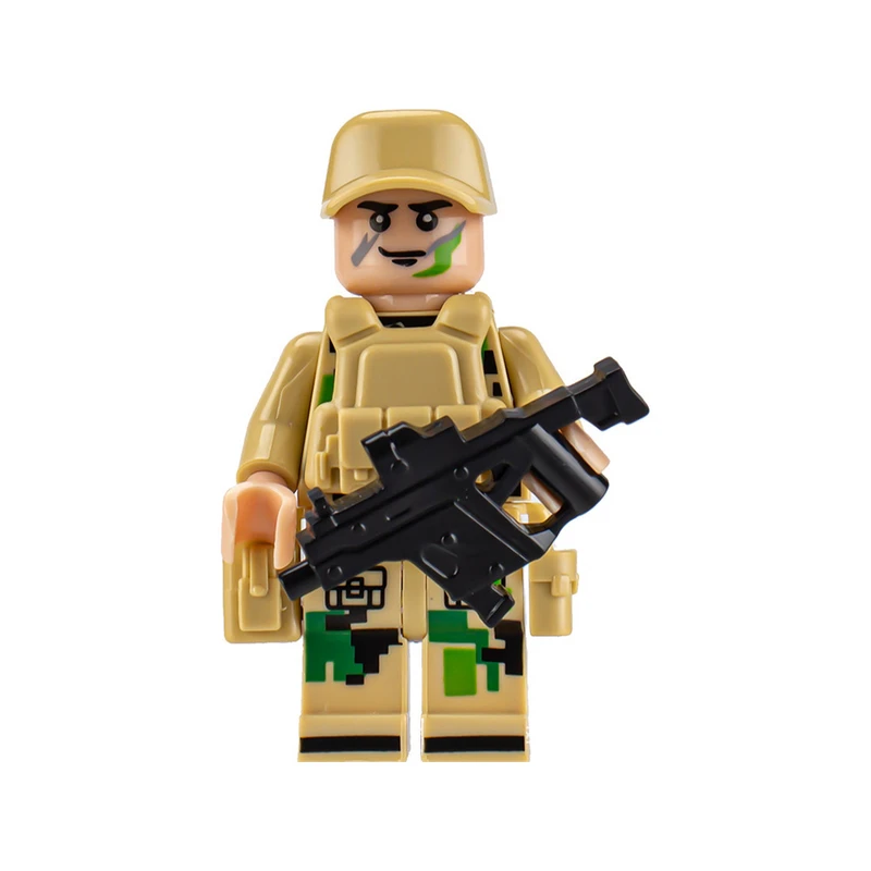 ساختنی برانت طرح سرباز کماندو با تفنگ