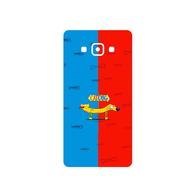برچسب پوششی ماهوت مدل CatDog مناسب برای گوشی موبایل سامسونگ Galaxy A7 2015