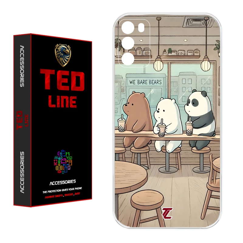 کاور تدلاین طرح خرس کد 1164 مناسب برای گوشی موبایل شیائومی Poco M3