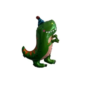 بادکنک فویلی پارتی لند تهران مدل دایناسور کلاه دار کد 9874