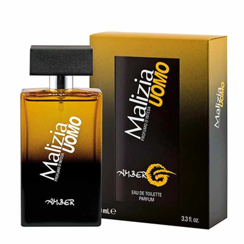 ادو تویلت مردانه مالیزیا مدل Amber با رایحه گرم حجم 100 میلی لیتر