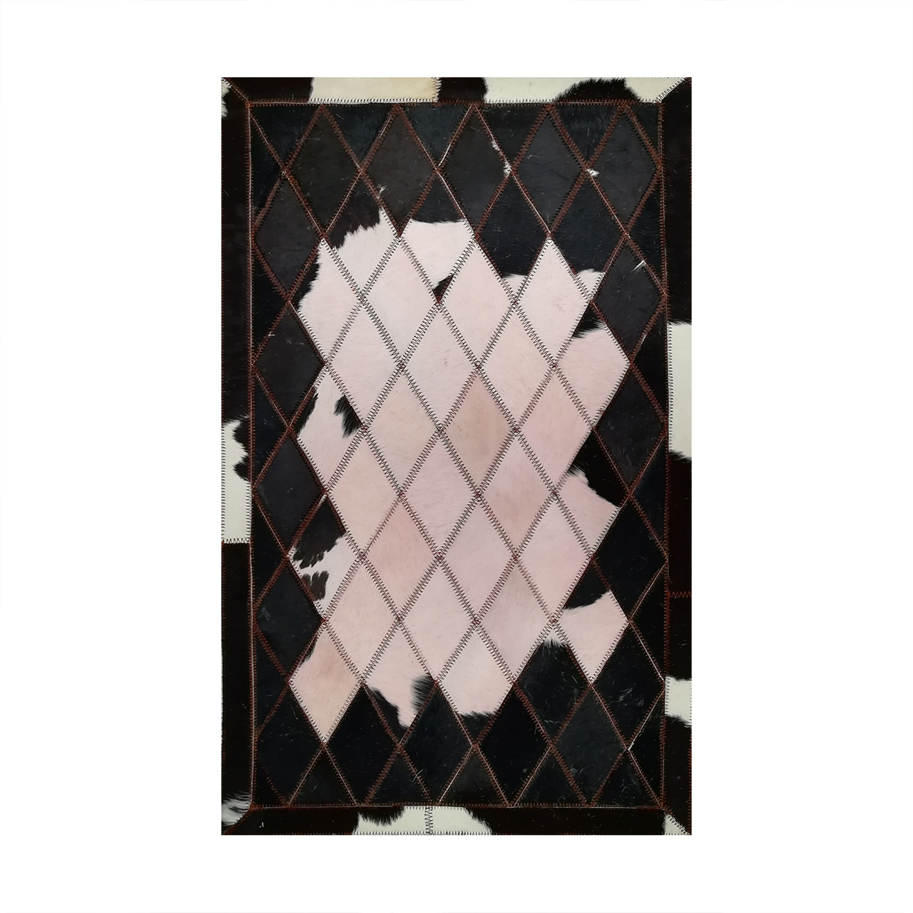 کلاژ فرش پوست و چرم کمالی مدل AD-0390