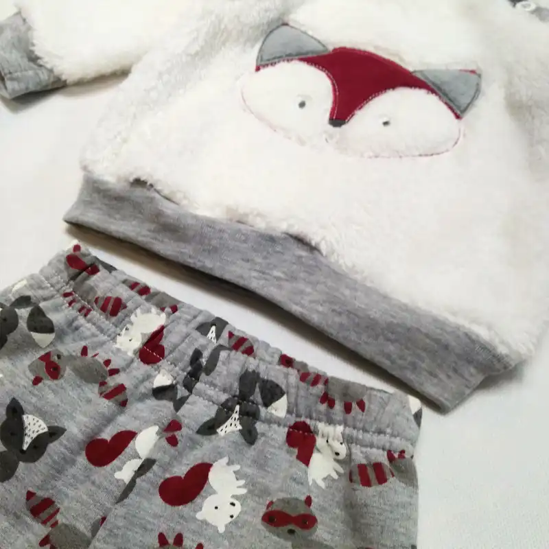 ست سویشرت و شلوار نوزادی داک داک گوس مدل Fox